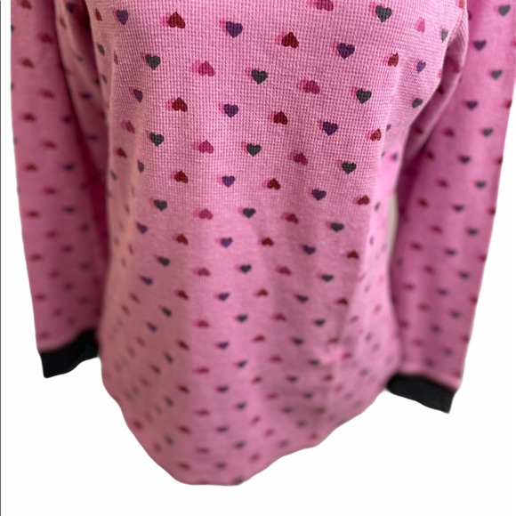 Climate right cuddl duds top long sleeve hearts Size large. - Picture 2 of 6